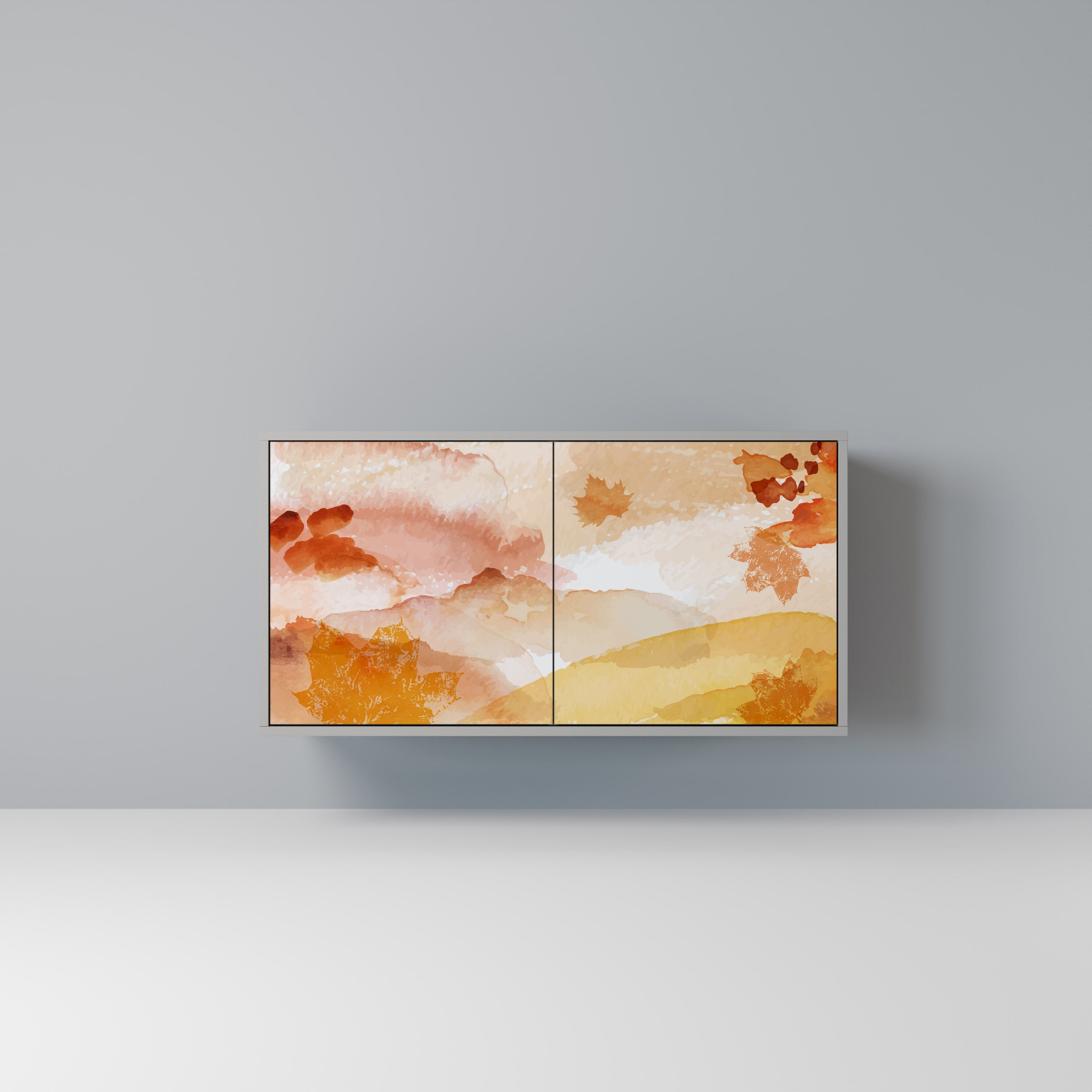 TRACES OF AUTUMN Sideboard mit 2 Türen in Grau