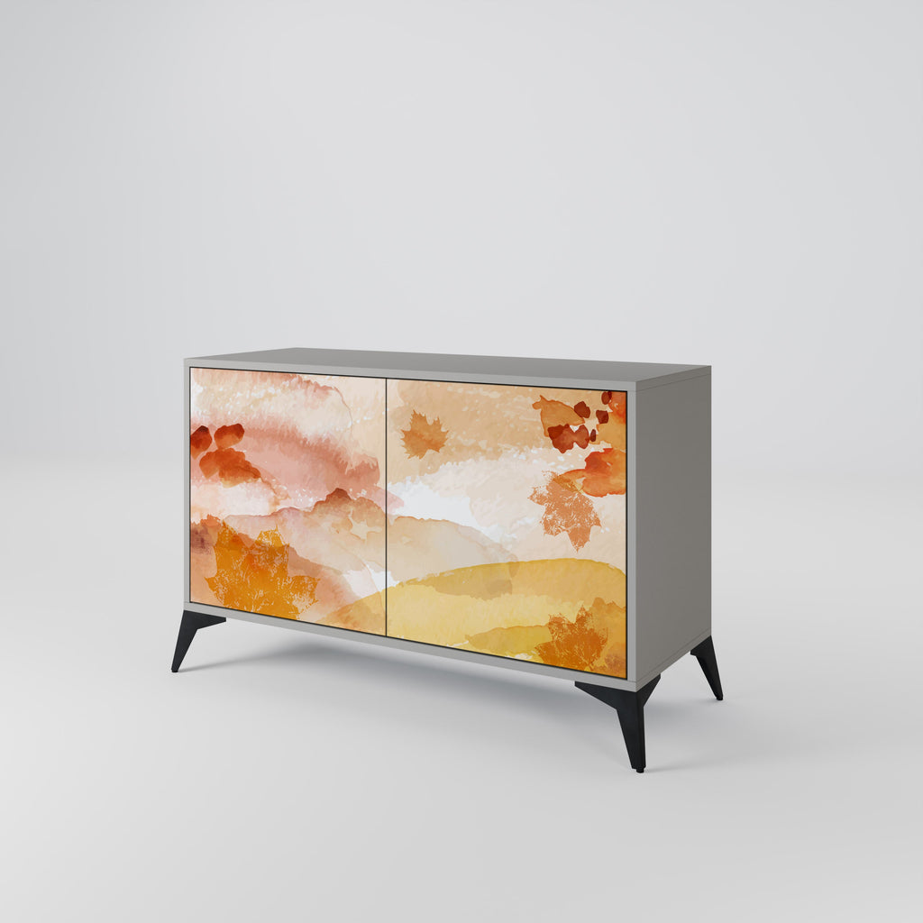 TRACES OF AUTUMN Sideboard mit 2 Türen in Grau