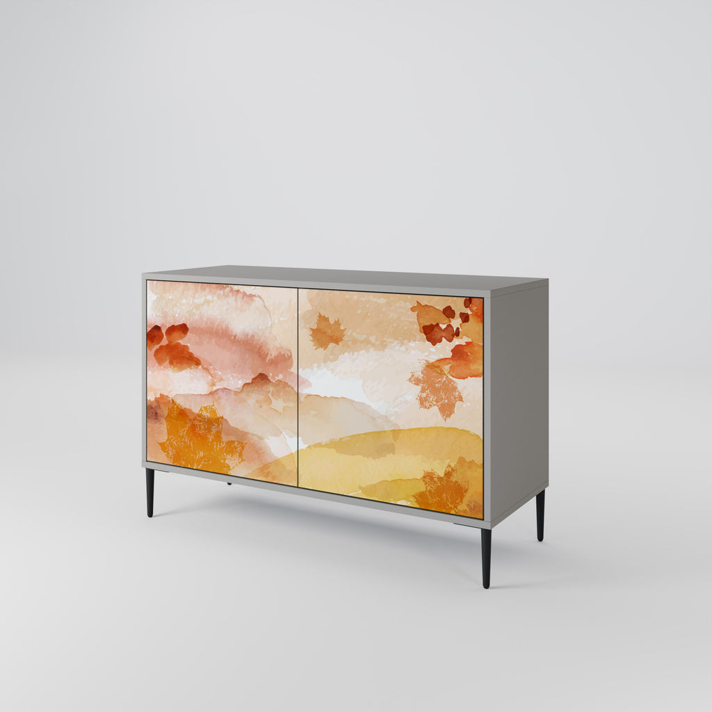 TRACES OF AUTUMN Sideboard mit 2 Türen in Grau