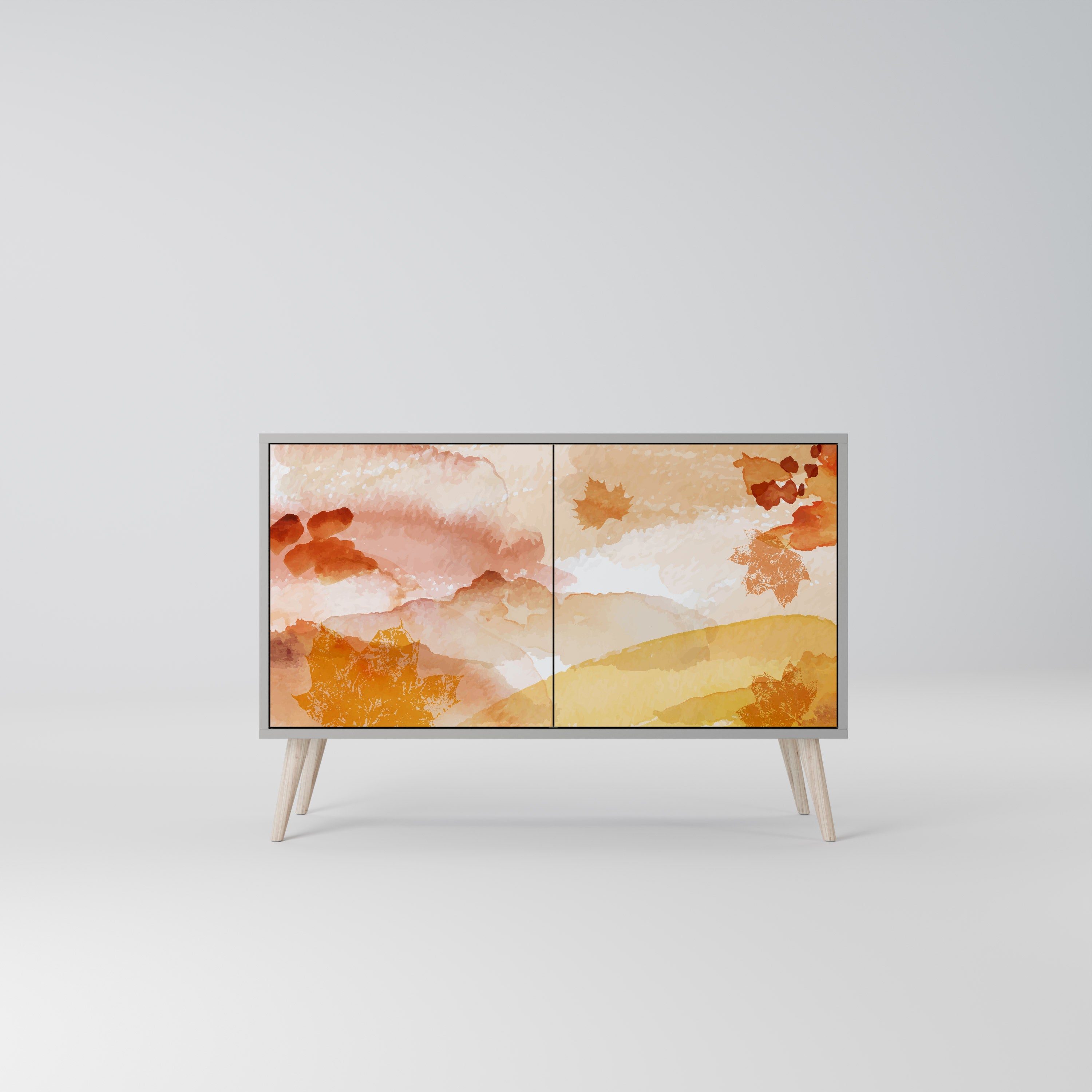 TRACES OF AUTUMN Sideboard mit 2 Türen in Grau