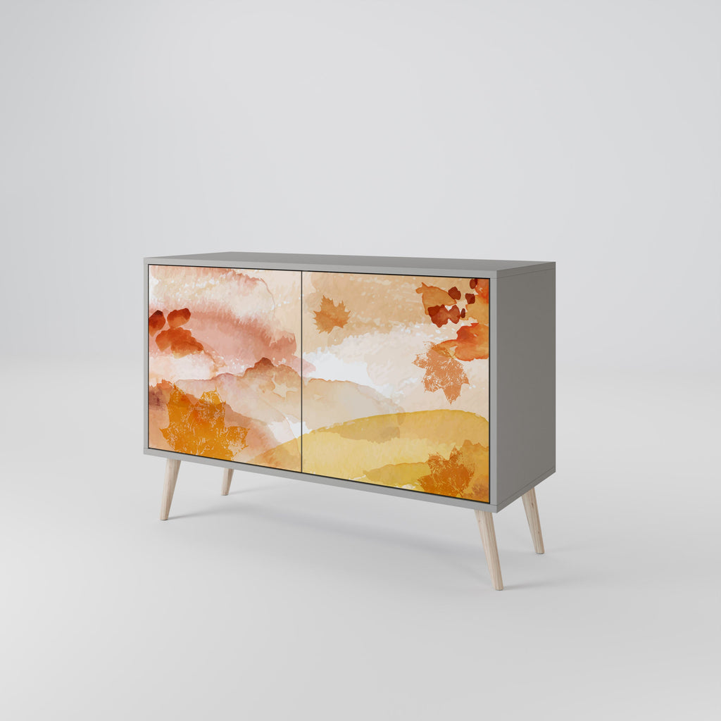 TRACES OF AUTUMN Sideboard mit 2 Türen in Grau