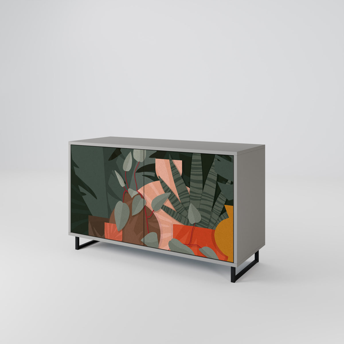 TROPICAL COMPOSITION 2-türiges Sideboard