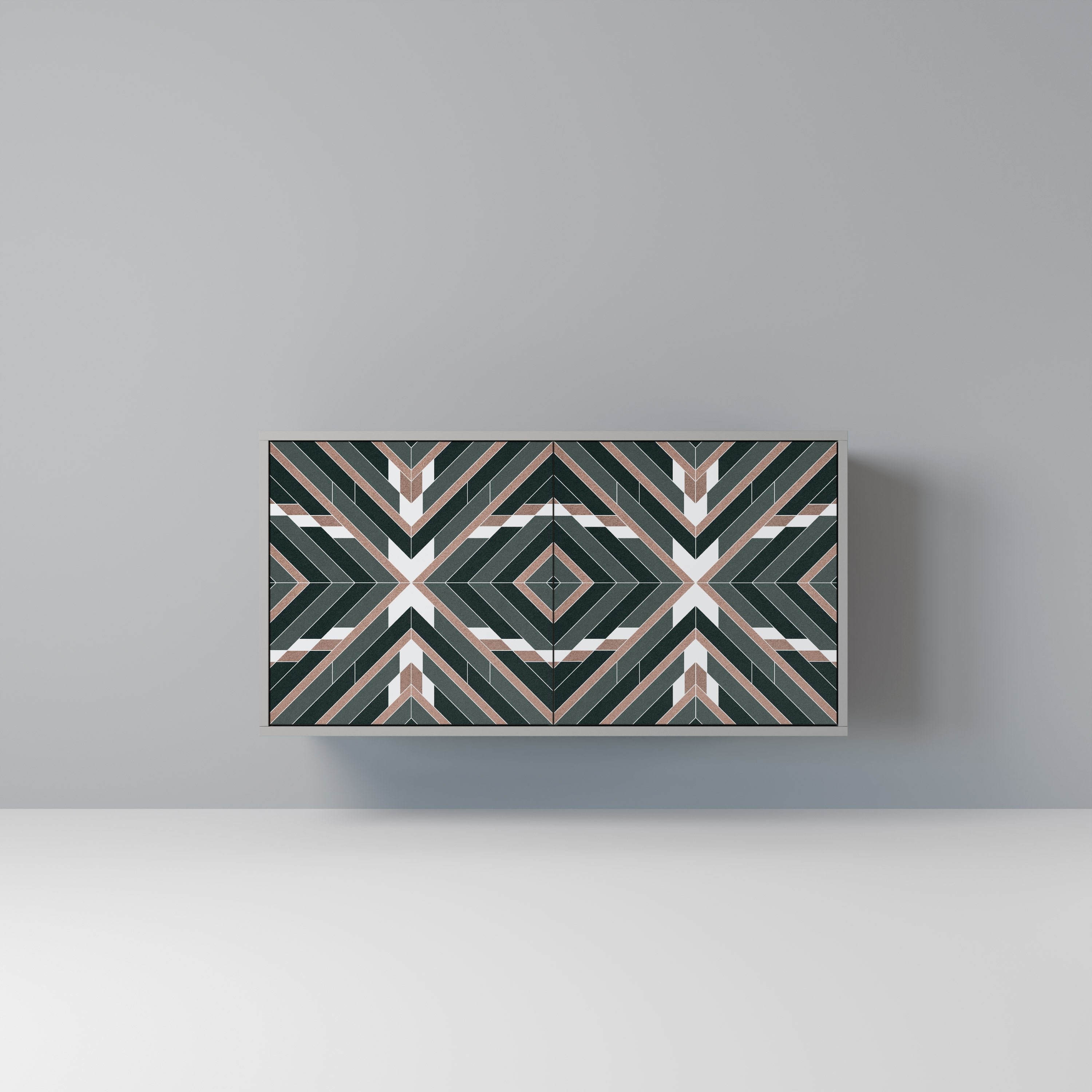 DIMENSION DELIGHTS Sideboard mit 2 Türen in Grau