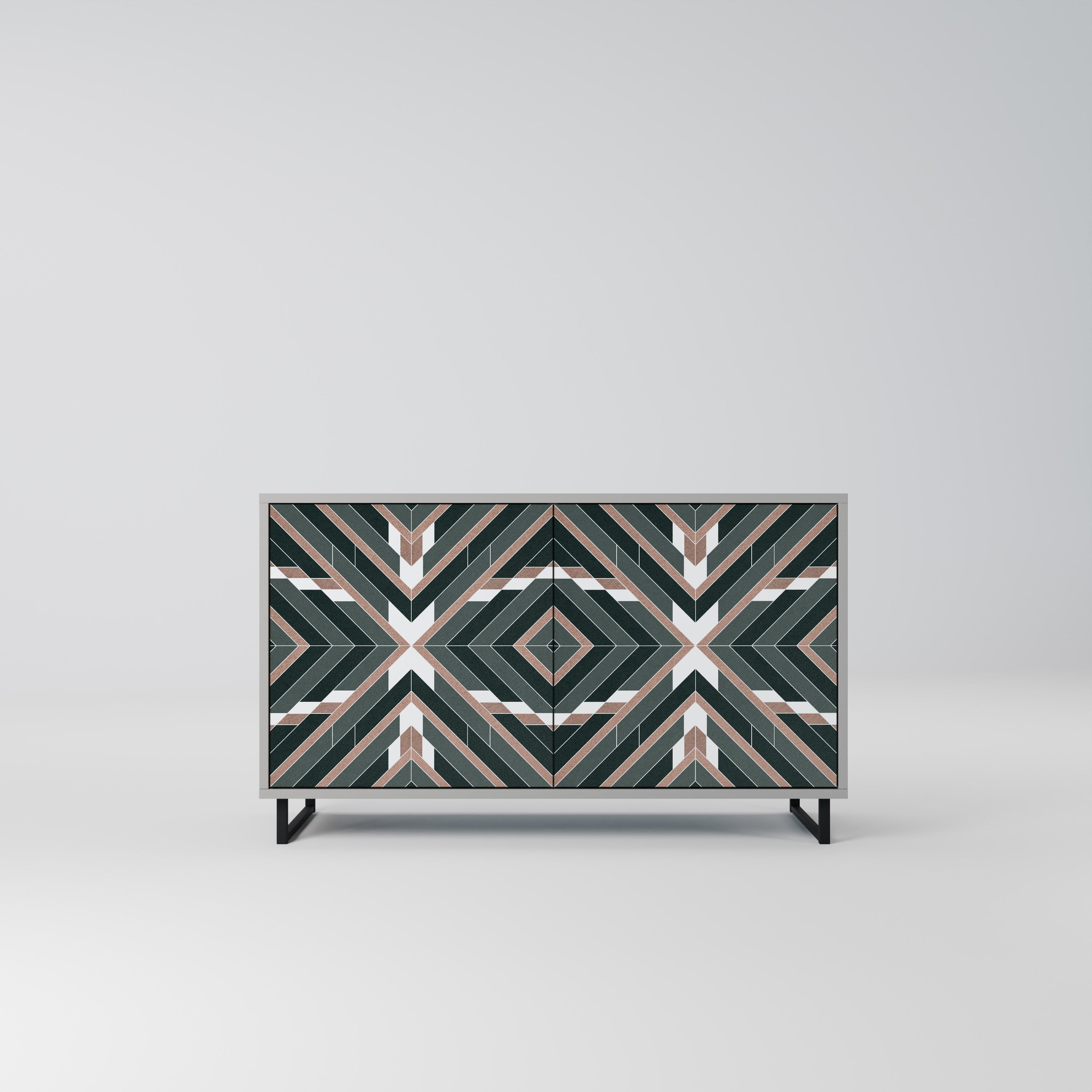 DIMENSION DELIGHTS Sideboard mit 2 Türen in Grau
