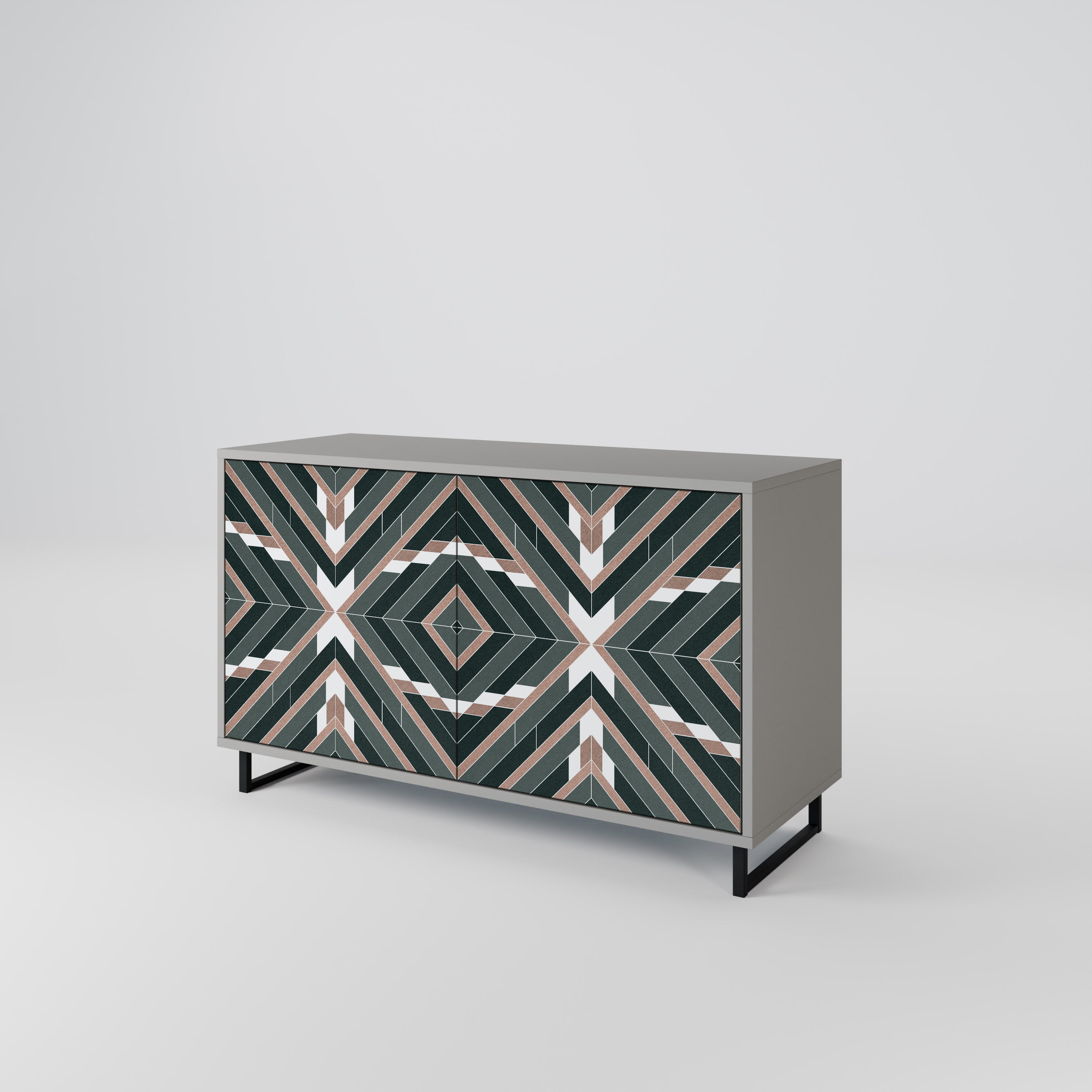 DIMENSION DELIGHTS Sideboard mit 2 Türen in Grau