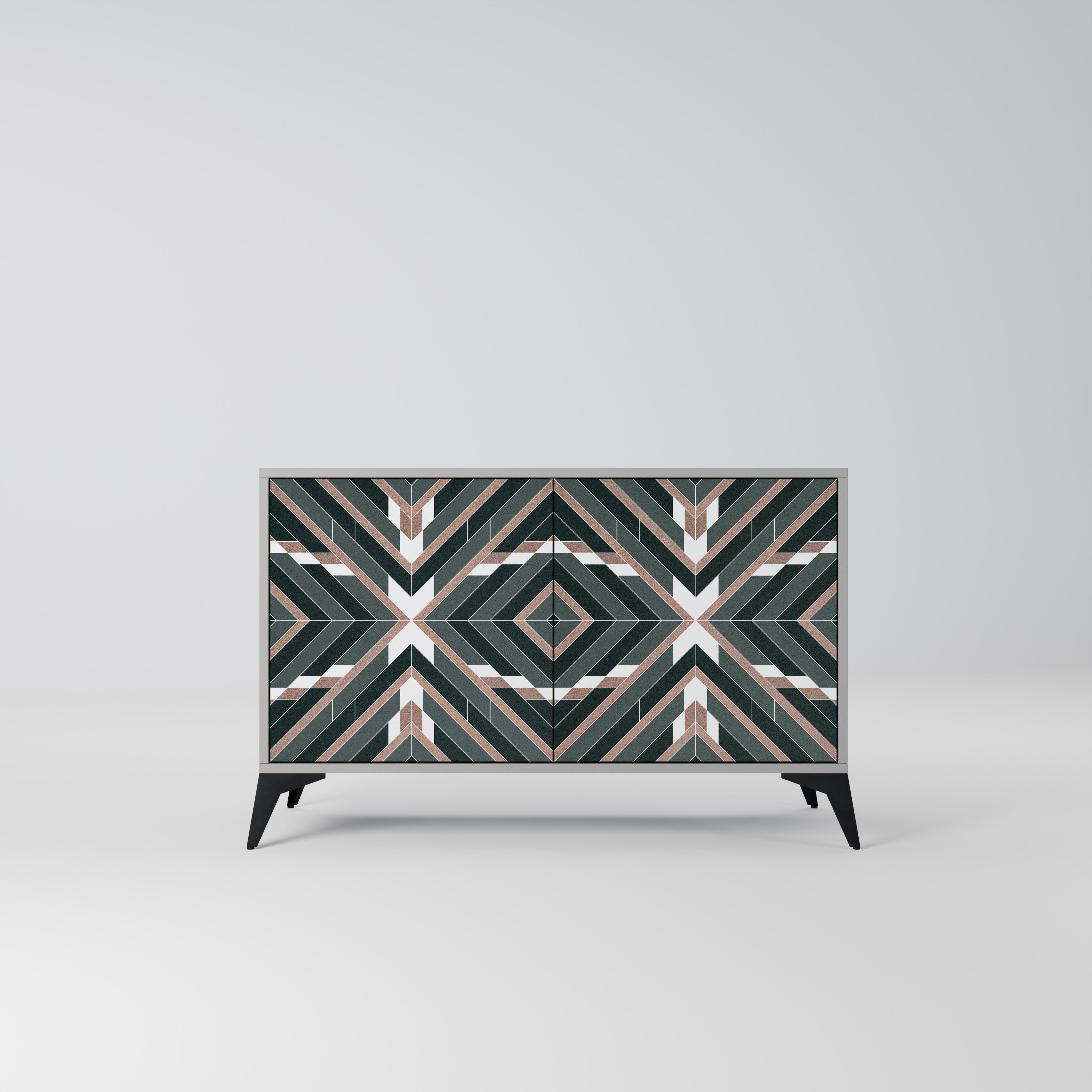 DIMENSION DELIGHTS Sideboard mit 2 Türen in Grau