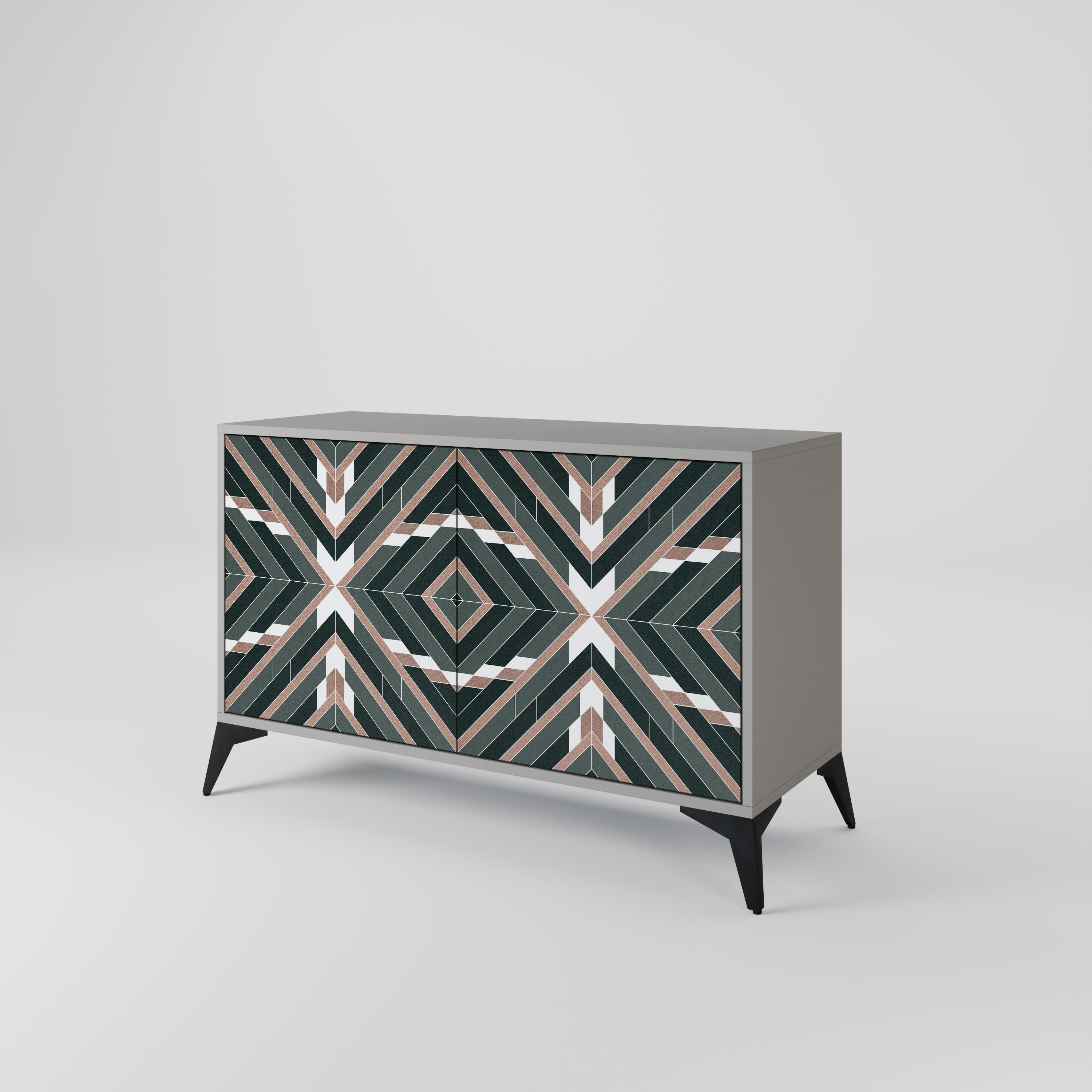 DIMENSION DELIGHTS Sideboard mit 2 Türen in Grau
