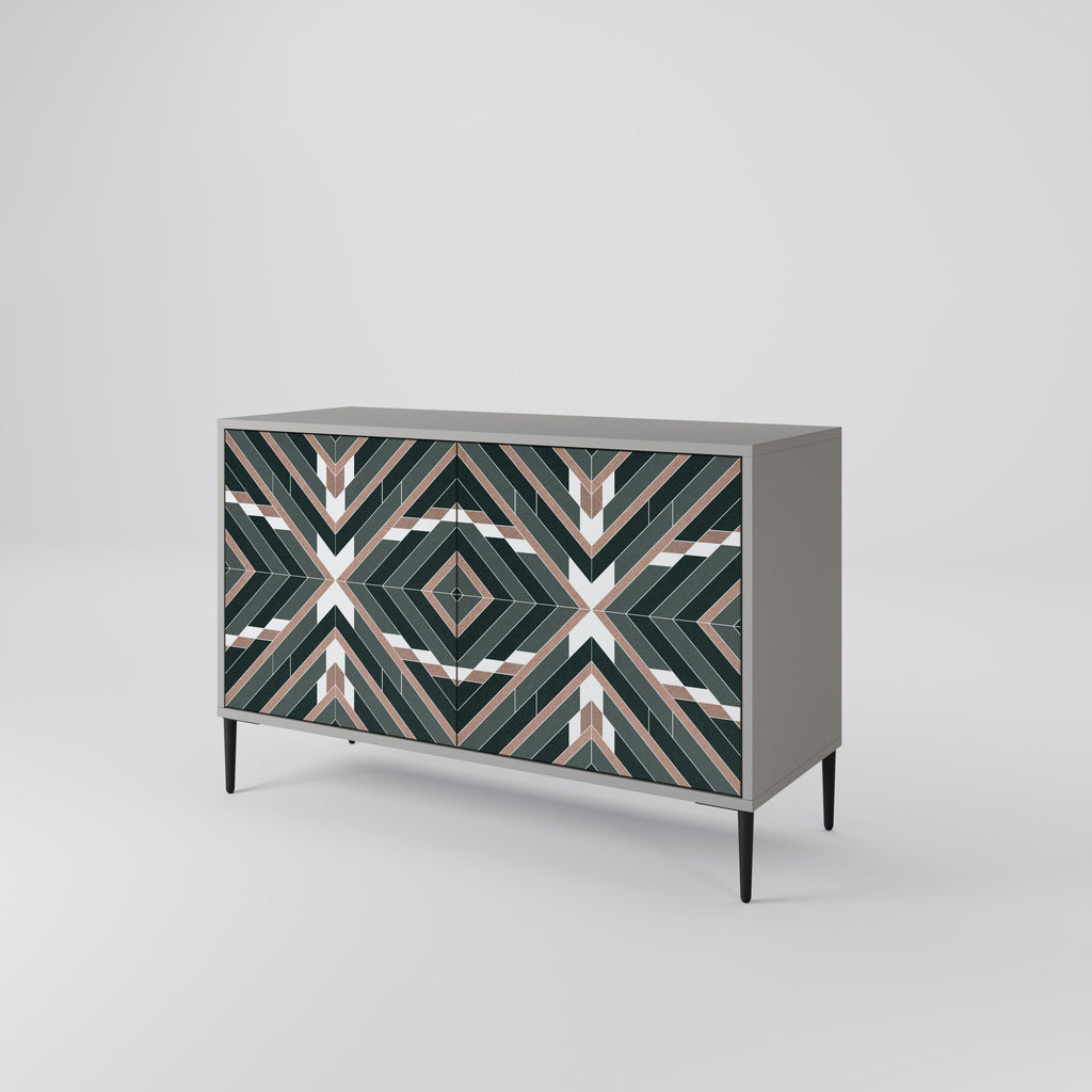 DIMENSION DELIGHTS Sideboard mit 2 Türen in Grau