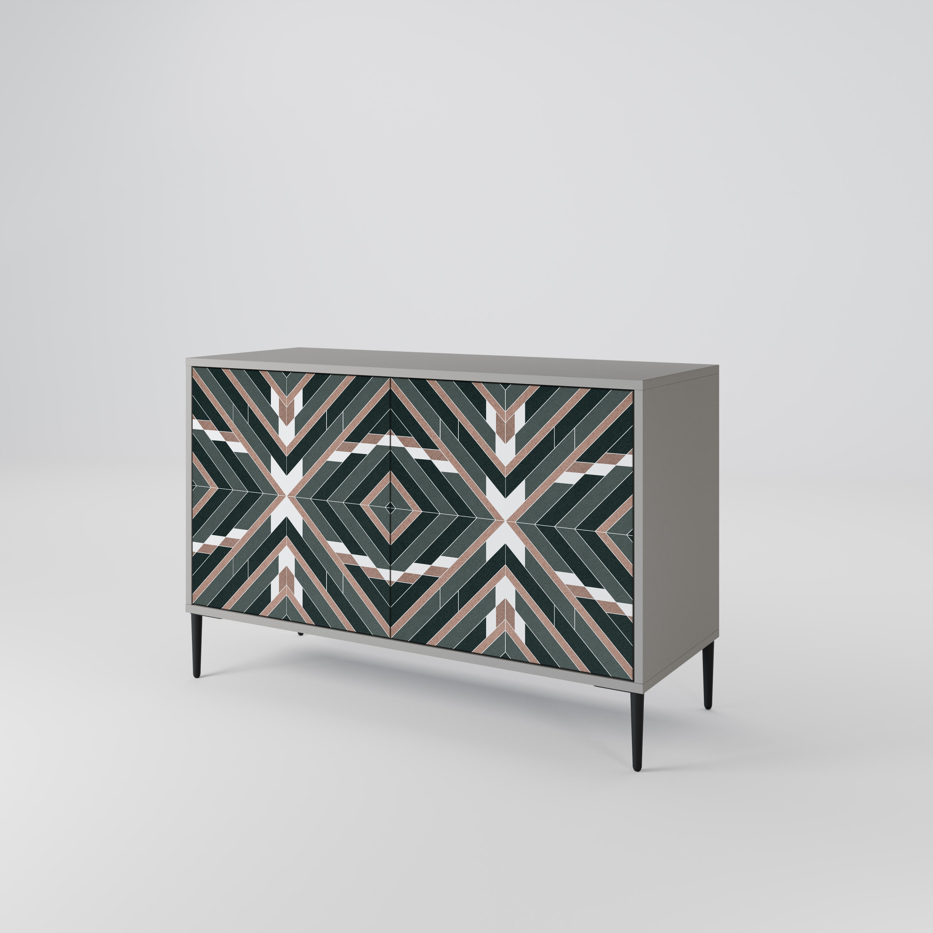 DIMENSION DELIGHTS Sideboard mit 2 Türen in Grau