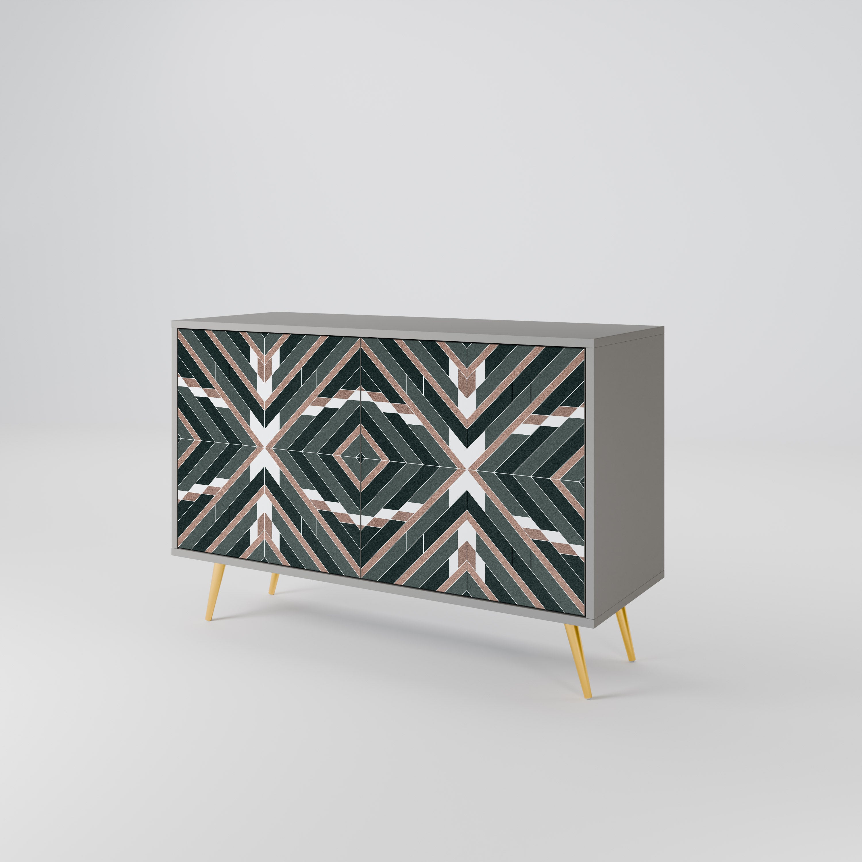 DIMENSION DELIGHTS Sideboard mit 2 Türen in Grau