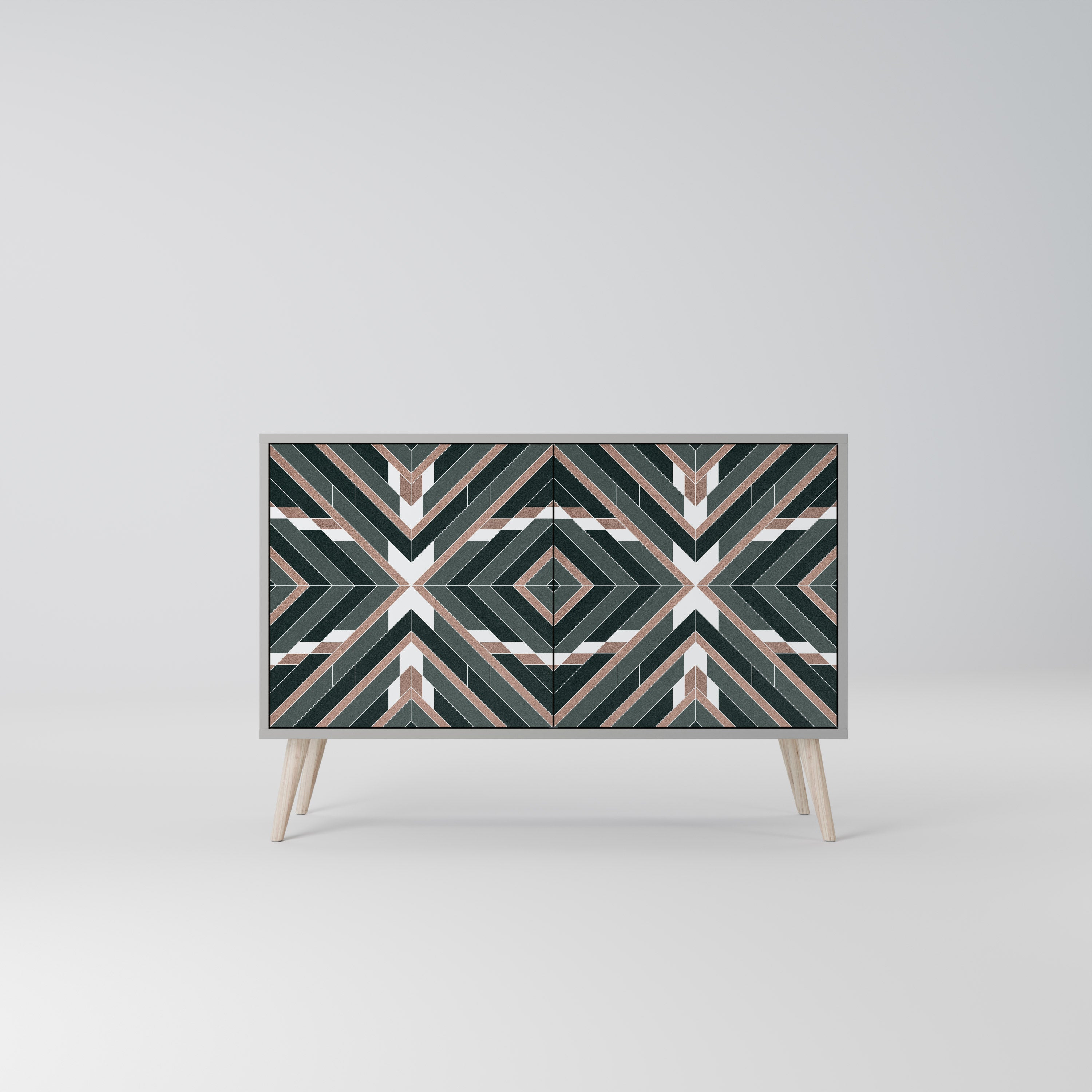 DIMENSION DELIGHTS Sideboard mit 2 Türen in Grau