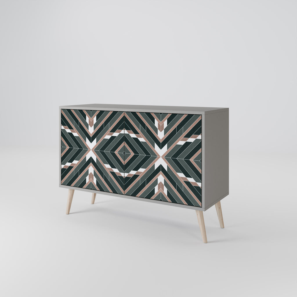 DIMENSION DELIGHTS Sideboard mit 2 Türen in Grau