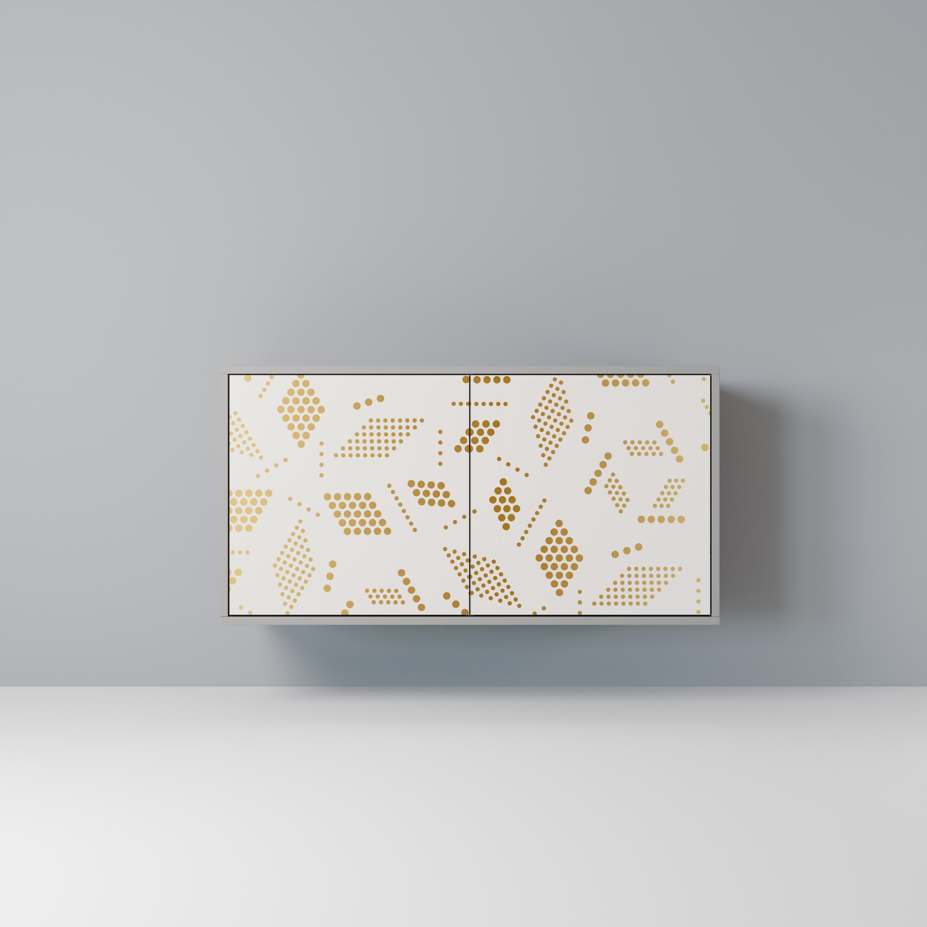 SPOTTED DAZE Sideboard mit 2 Türen in Grau