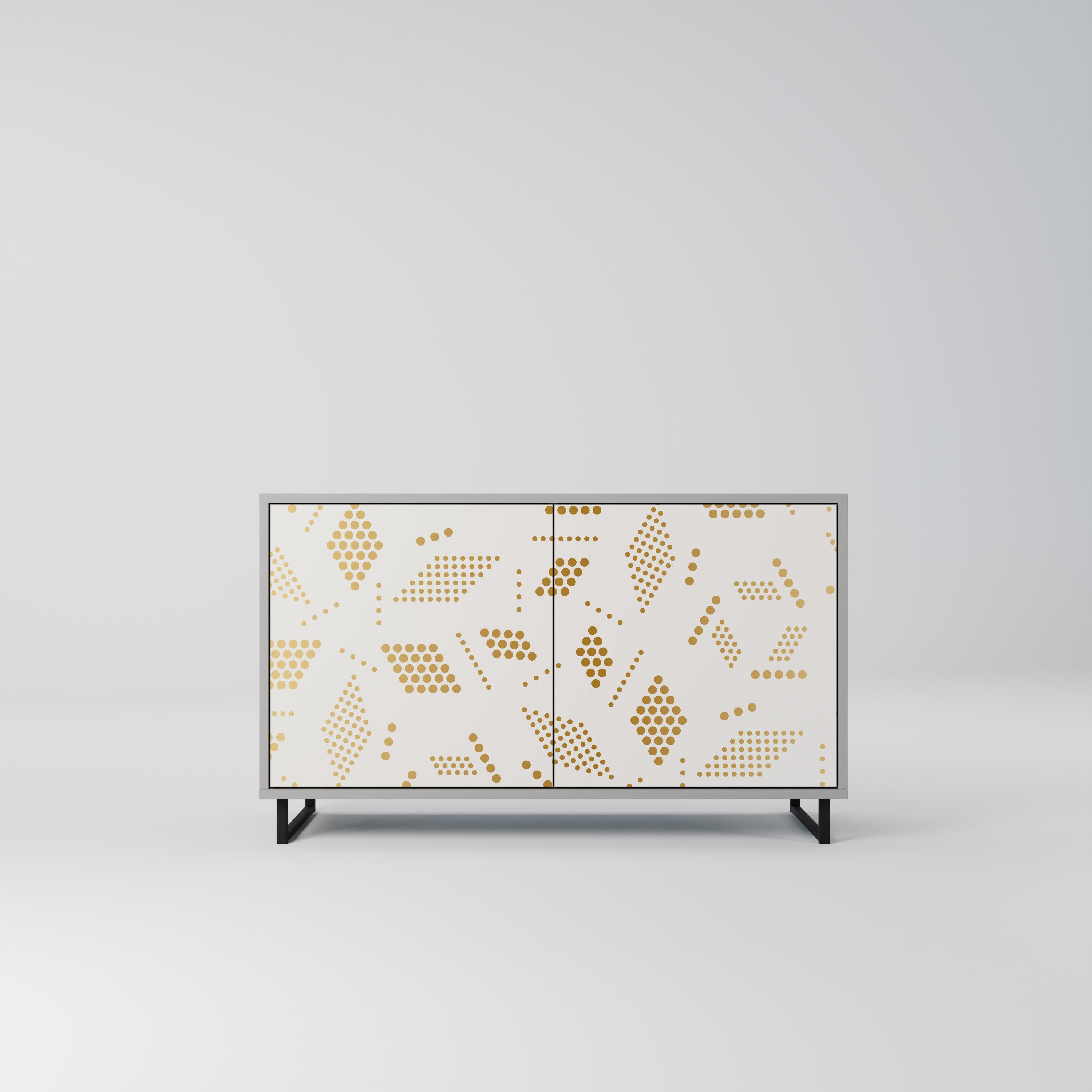SPOTTED DAZE Sideboard mit 2 Türen in Grau