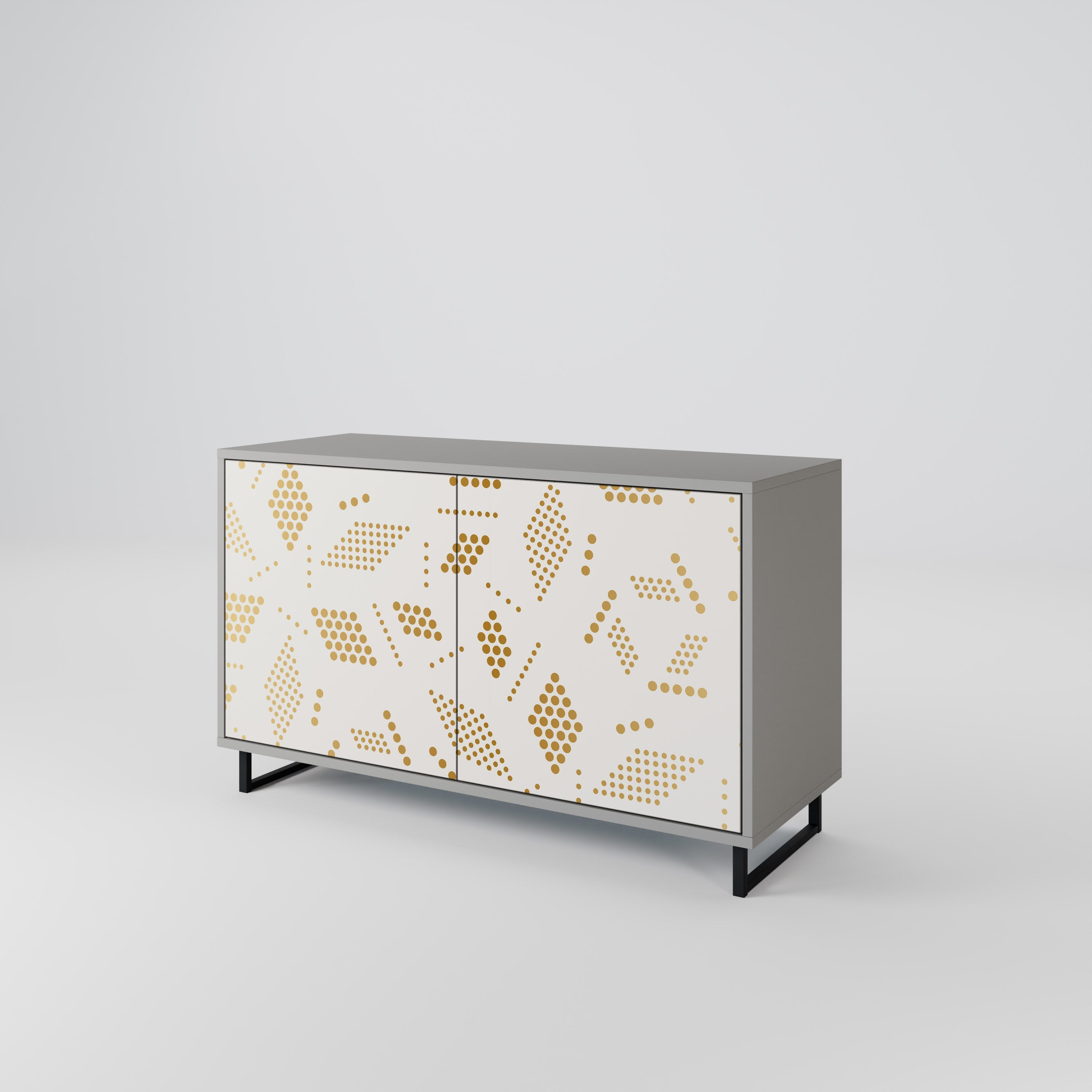 SPOTTED DAZE Sideboard mit 2 Türen in Grau