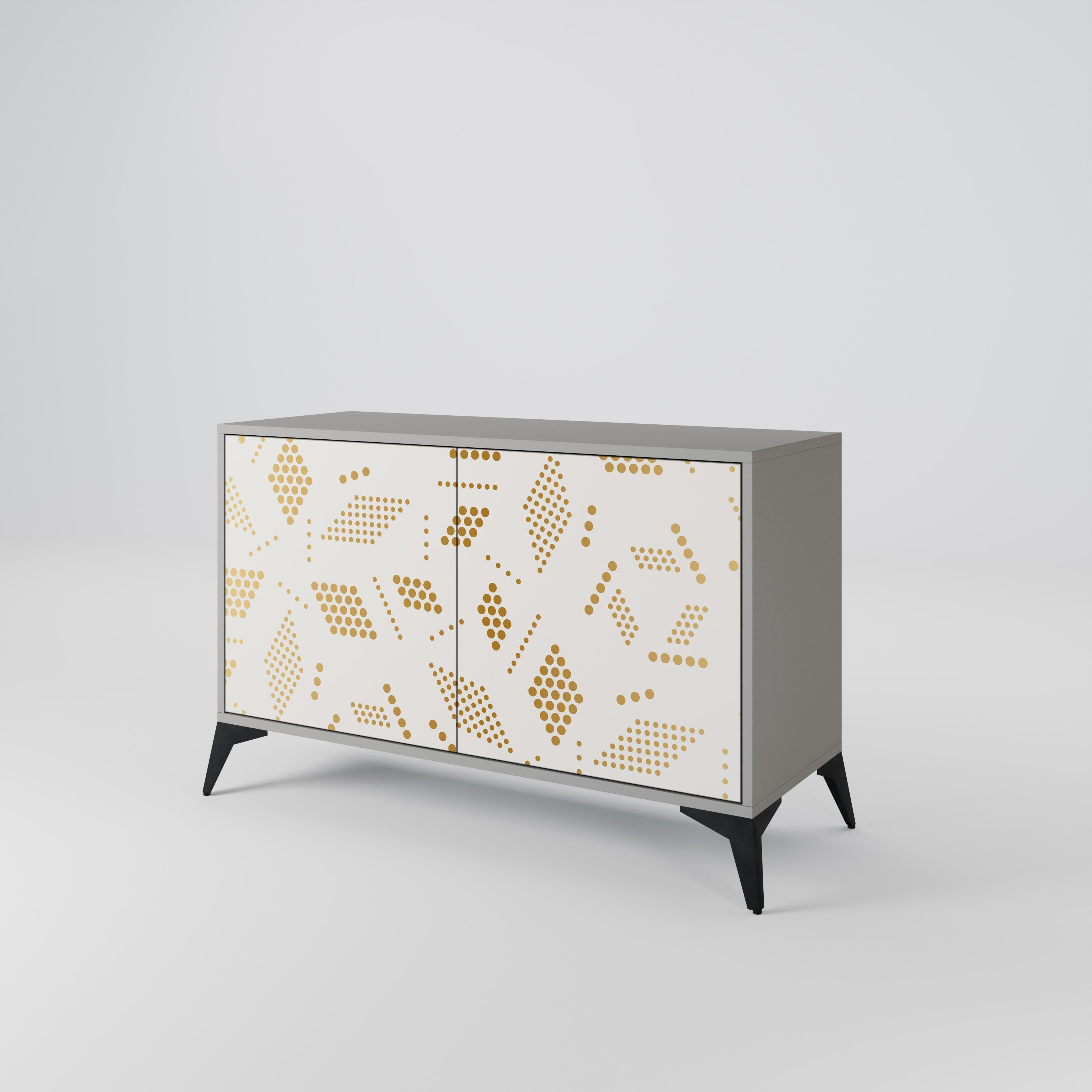 SPOTTED DAZE Sideboard mit 2 Türen in Grau