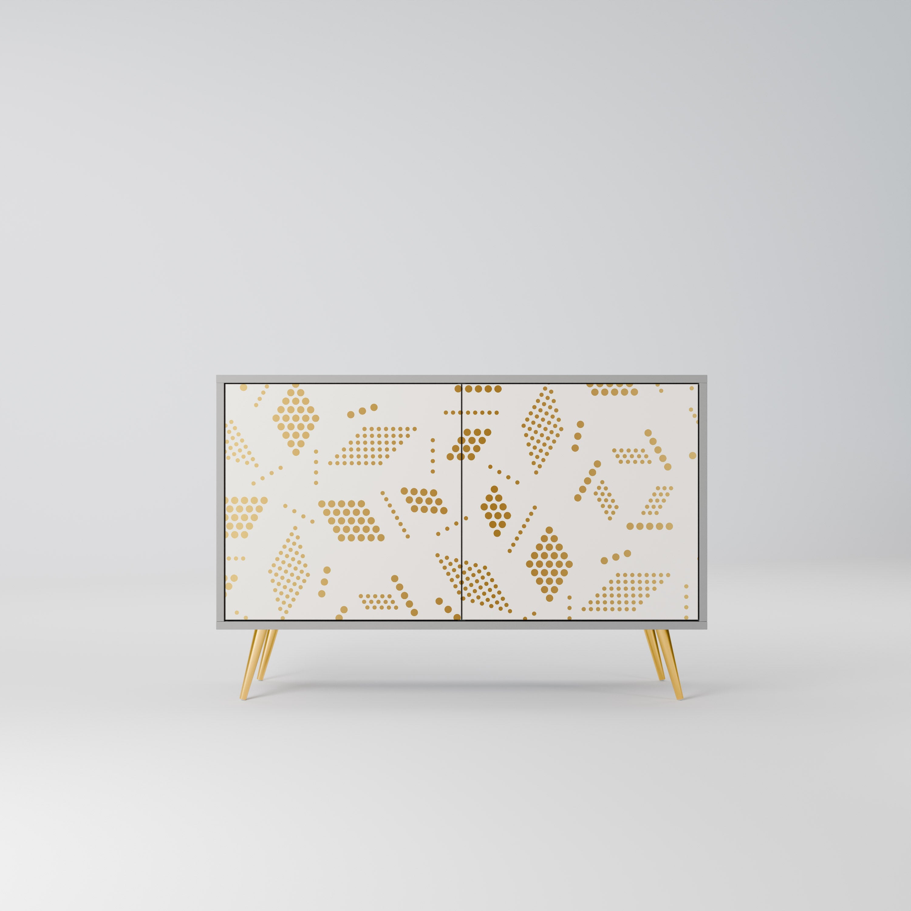 SPOTTED DAZE Sideboard mit 2 Türen in Grau