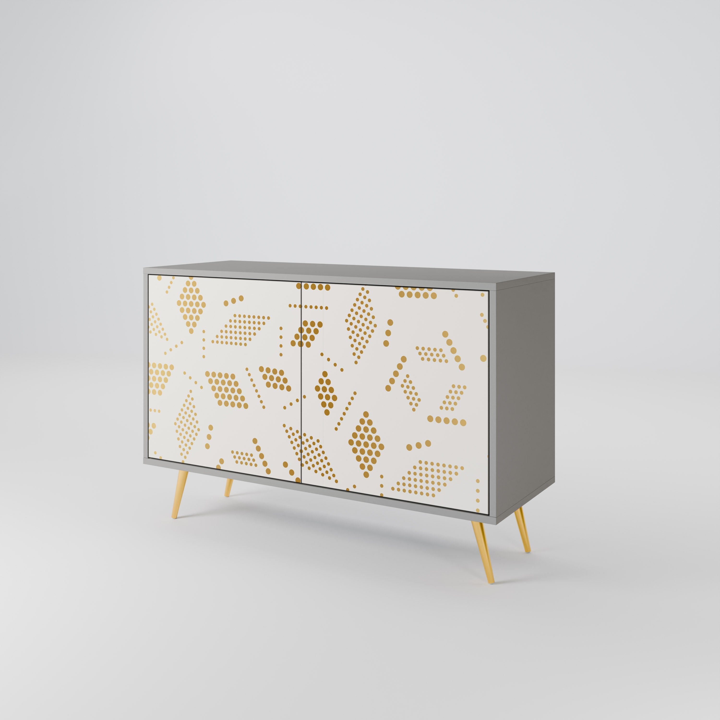 SPOTTED DAZE Sideboard mit 2 Türen in Grau