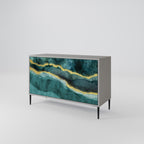 GOLDRUSH ODYSSEY Sideboard mit 2 Türen in Grau