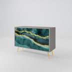 GOLDRUSH ODYSSEY Sideboard mit 2 Türen in Grau