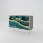 GOLDRUSH ODYSSEY Sideboard mit 2 Türen in Grau