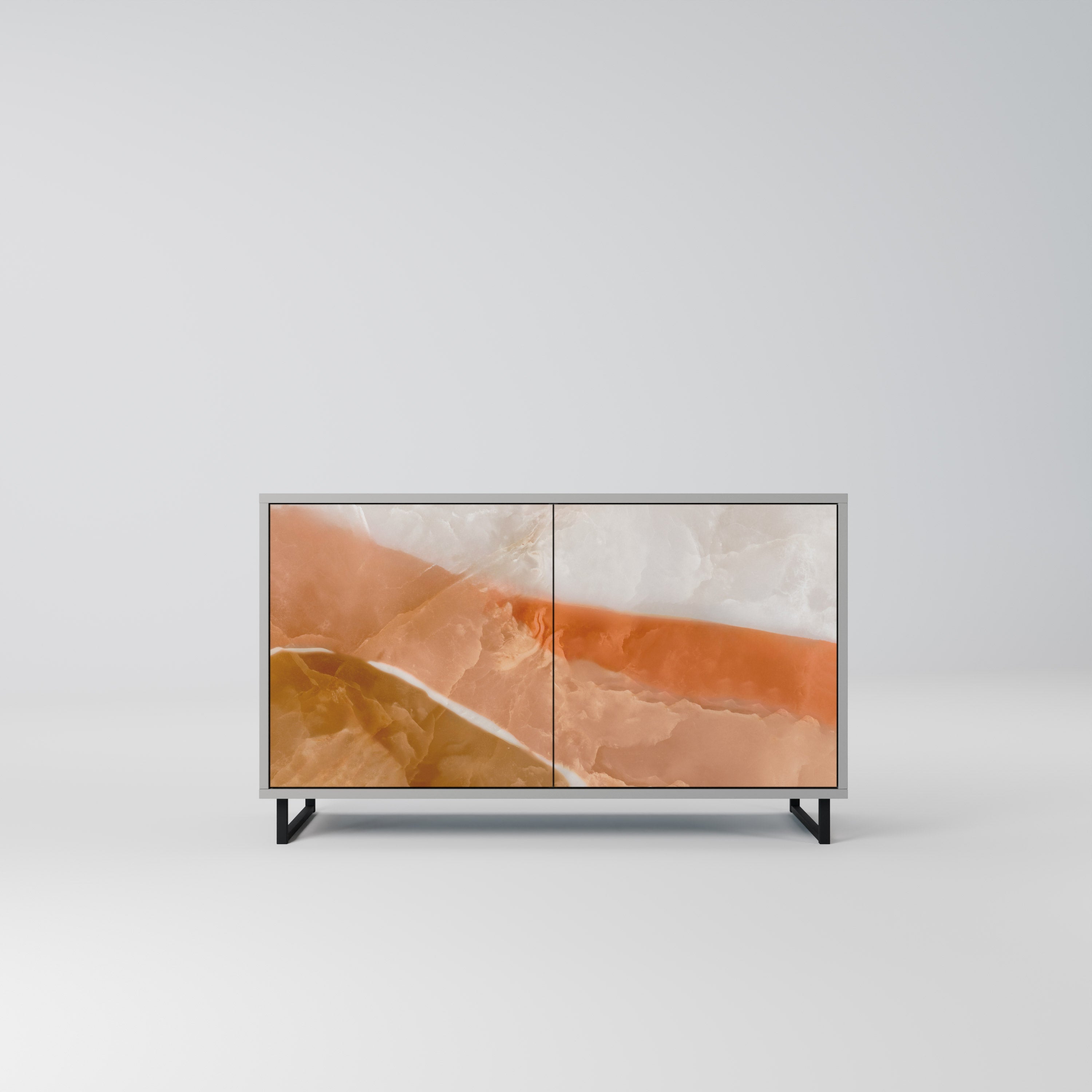 SANDHILLS SPLENDOUR Sideboard mit 2 Türen in Grau