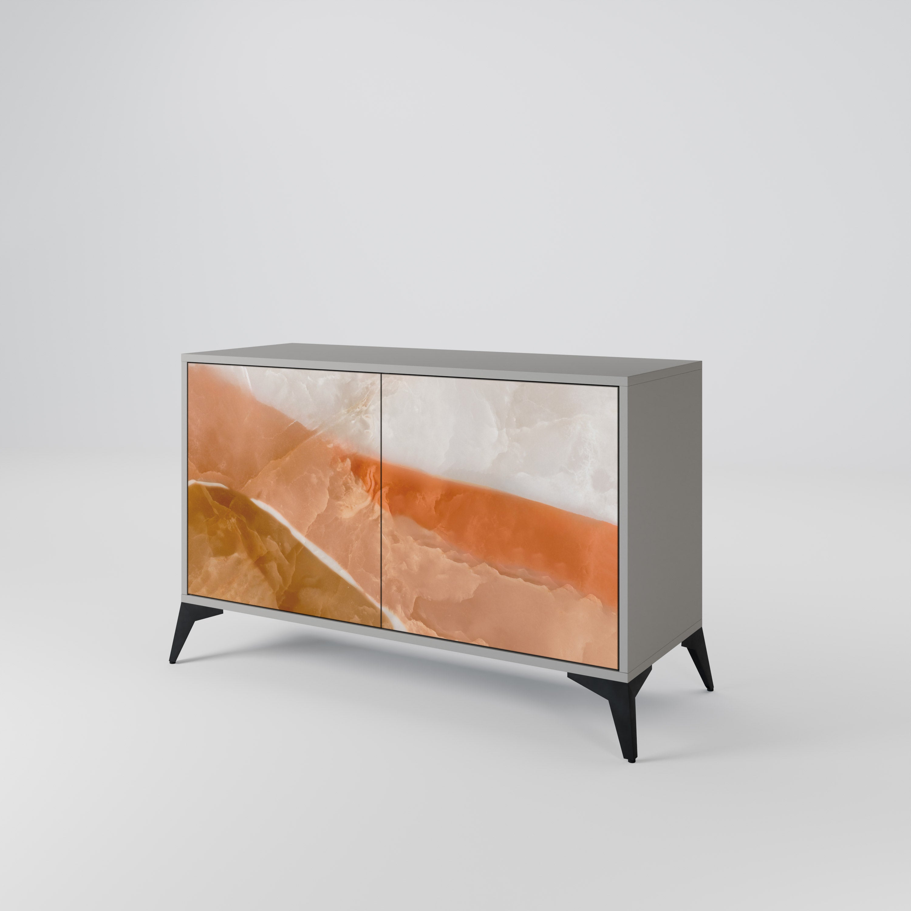 SANDHILLS SPLENDOUR Sideboard mit 2 Türen in Grau