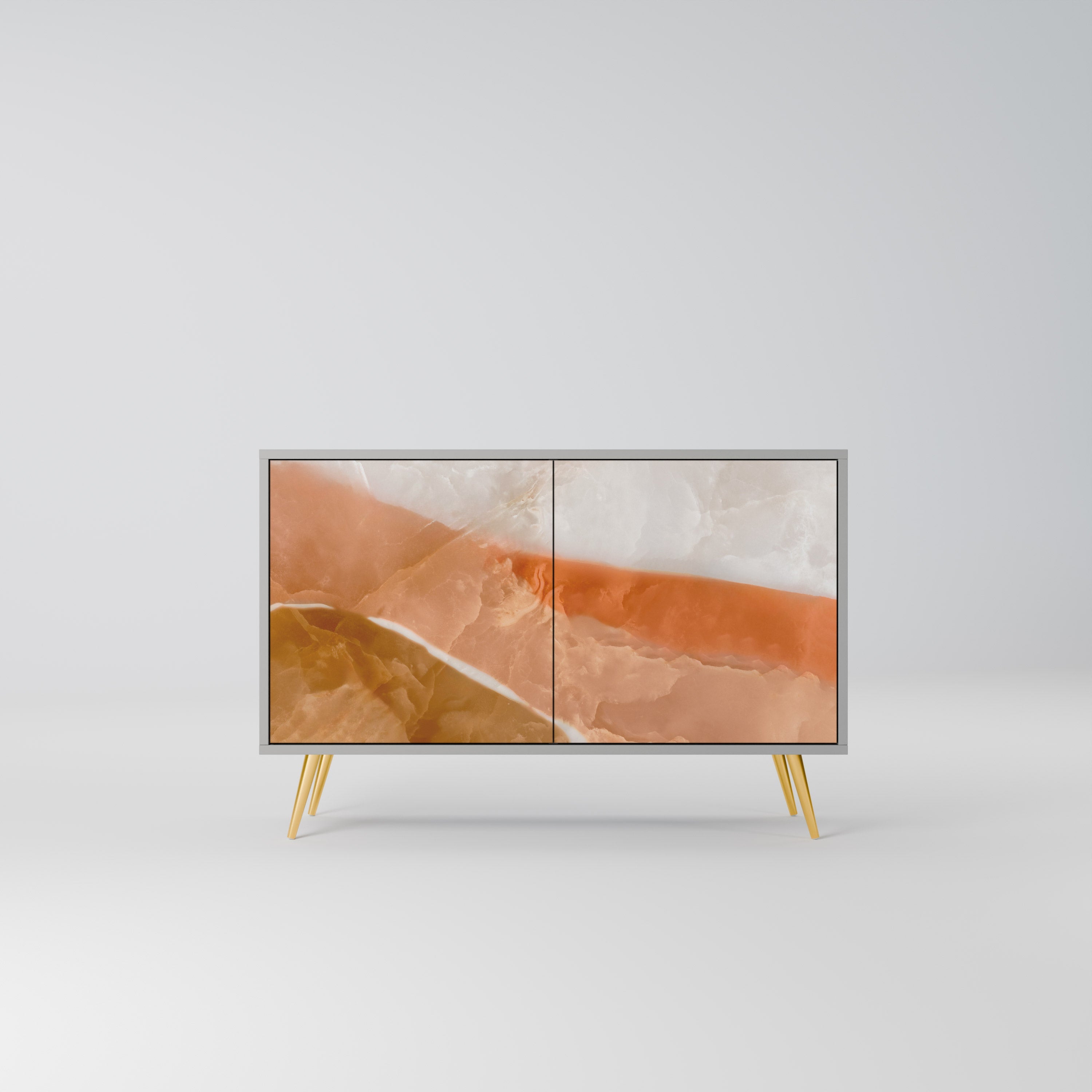 SANDHILLS SPLENDOUR Sideboard mit 2 Türen in Grau