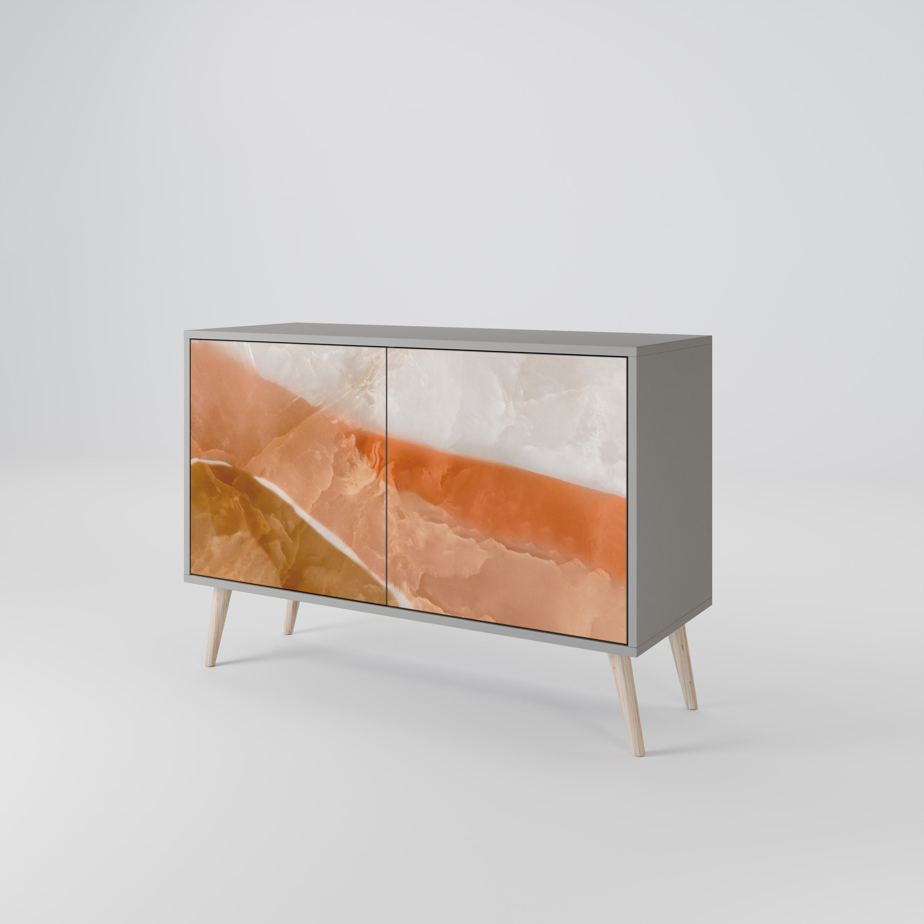 SANDHILLS SPLENDOUR Sideboard mit 2 Türen in Grau