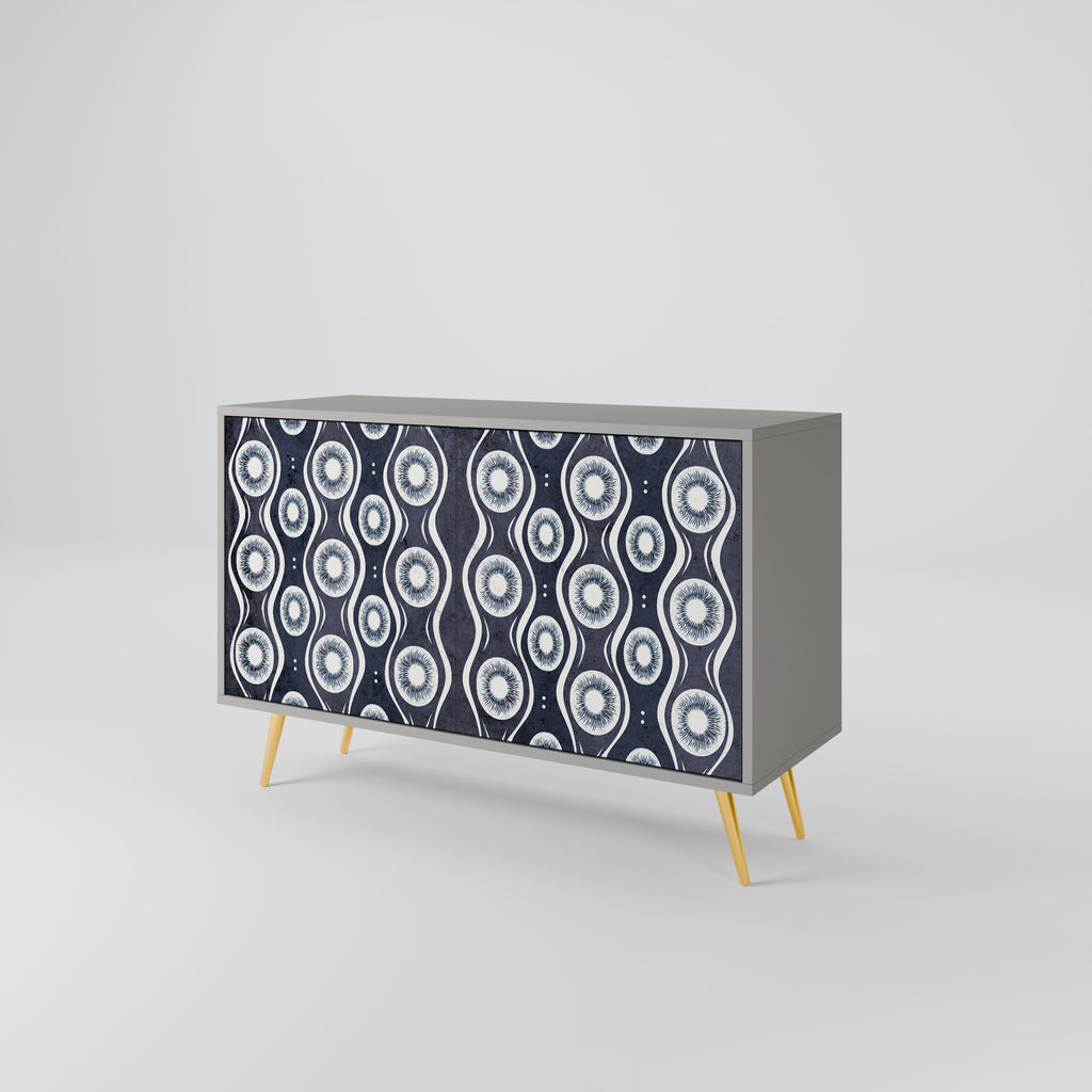GRAPHITE EYES Sideboard mit 2 Türen in Grau