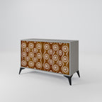 BROWN EYES Sideboard mit 2 Türen in Grau