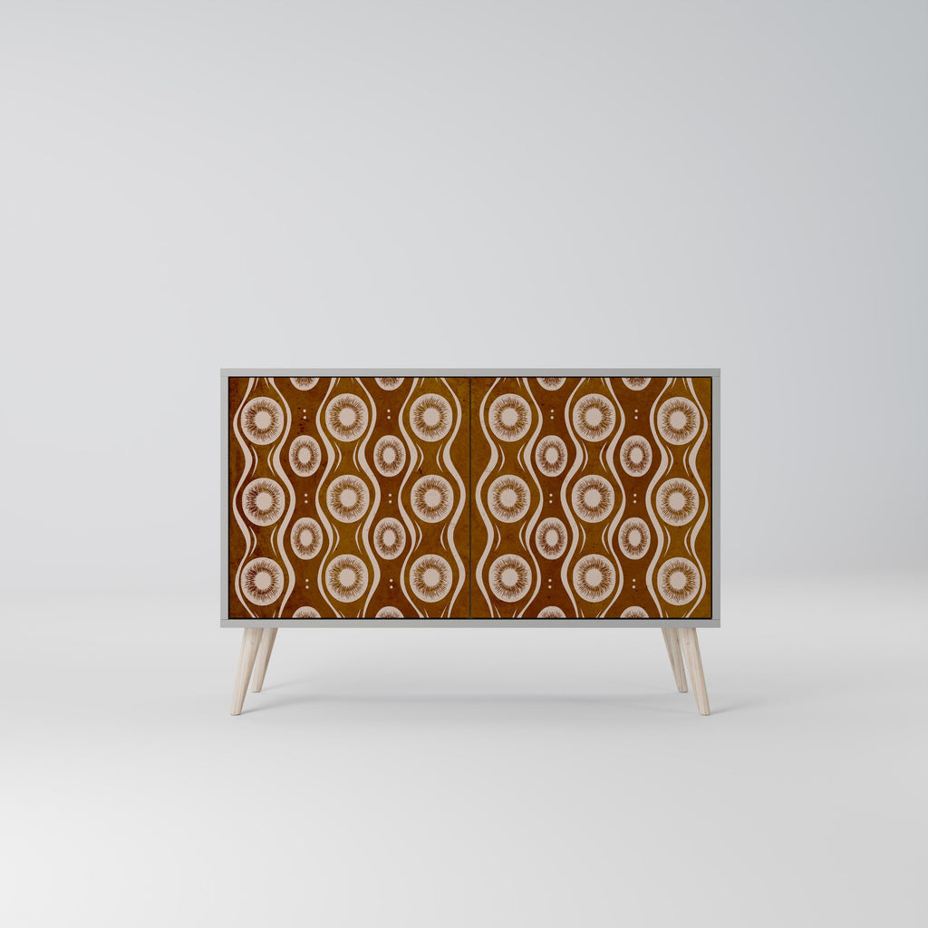 BROWN EYES Sideboard mit 2 Türen in Grau
