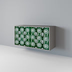 GREEN EYES Sideboard mit 2 Türen in Grau