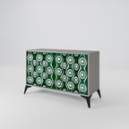 GREEN EYES Sideboard mit 2 Türen in Grau