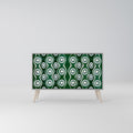 GREEN EYES Sideboard mit 2 Türen in Grau