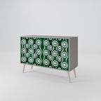 GREEN EYES Sideboard mit 2 Türen in Grau