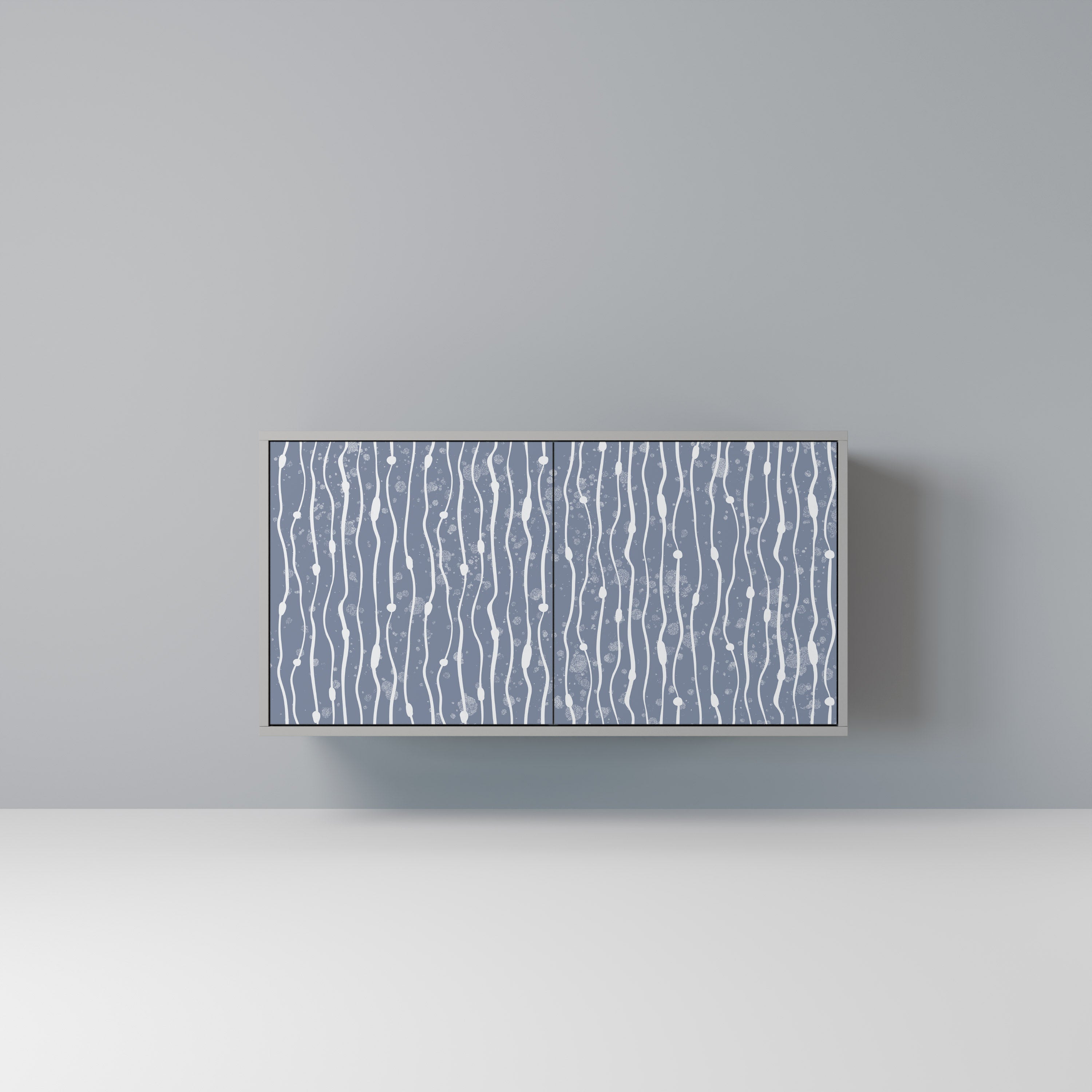 GRAPHITE RAIN Sideboard mit 2 Türen in Grau