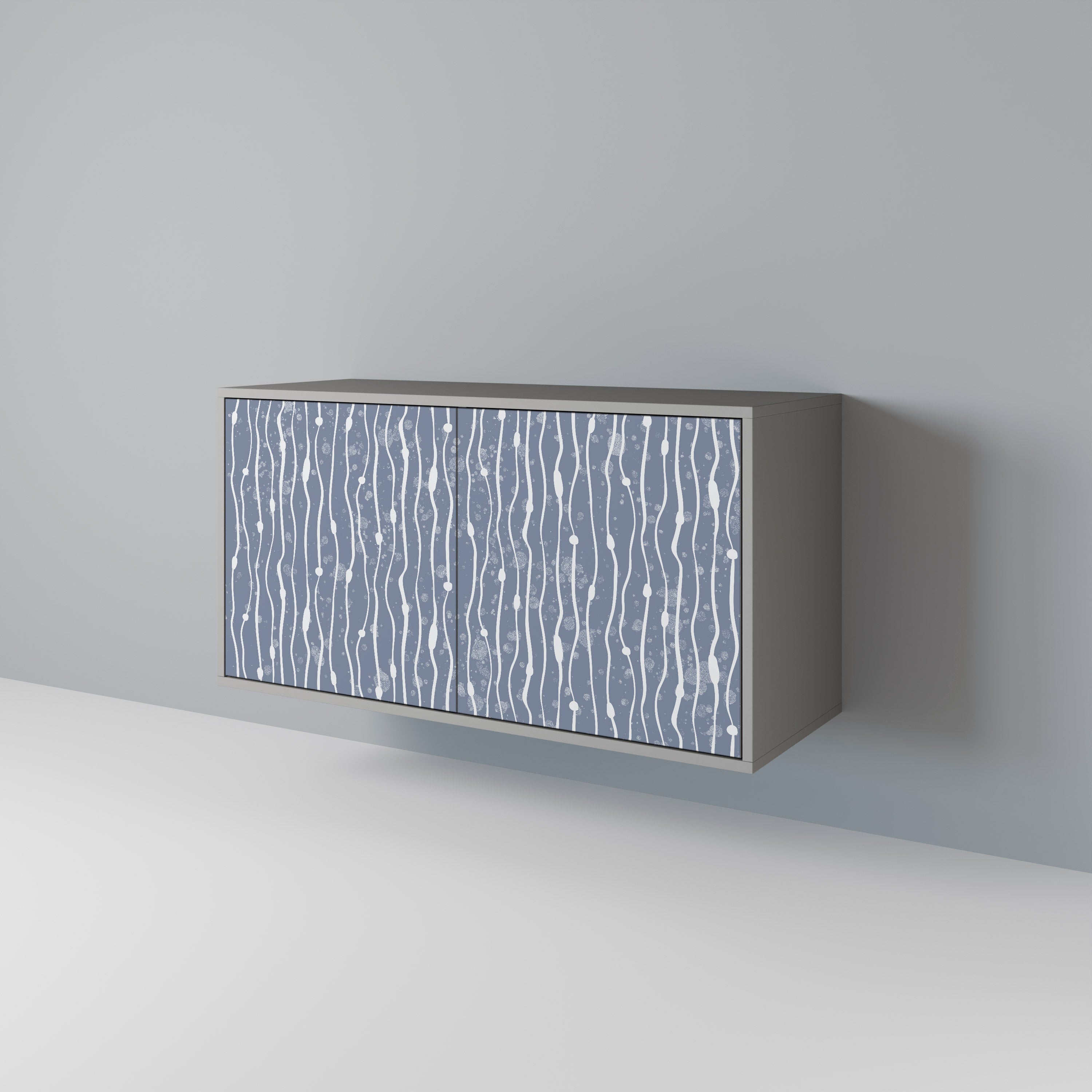 GRAPHITE RAIN Sideboard mit 2 Türen in Grau