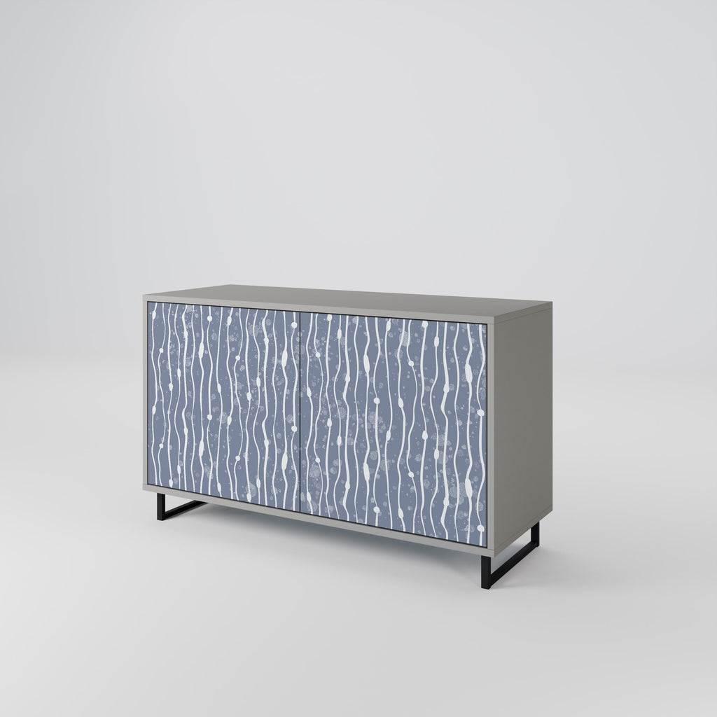 GRAPHITE RAIN Sideboard mit 2 Türen in Grau