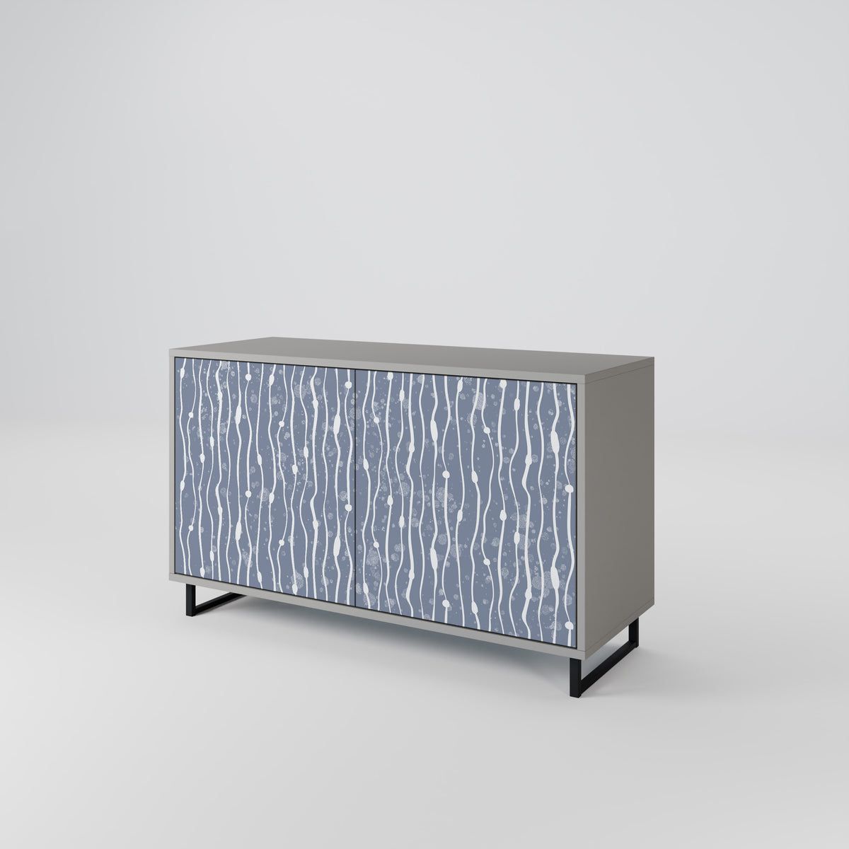 GRAPHITE RAIN 2-türiges Sideboard