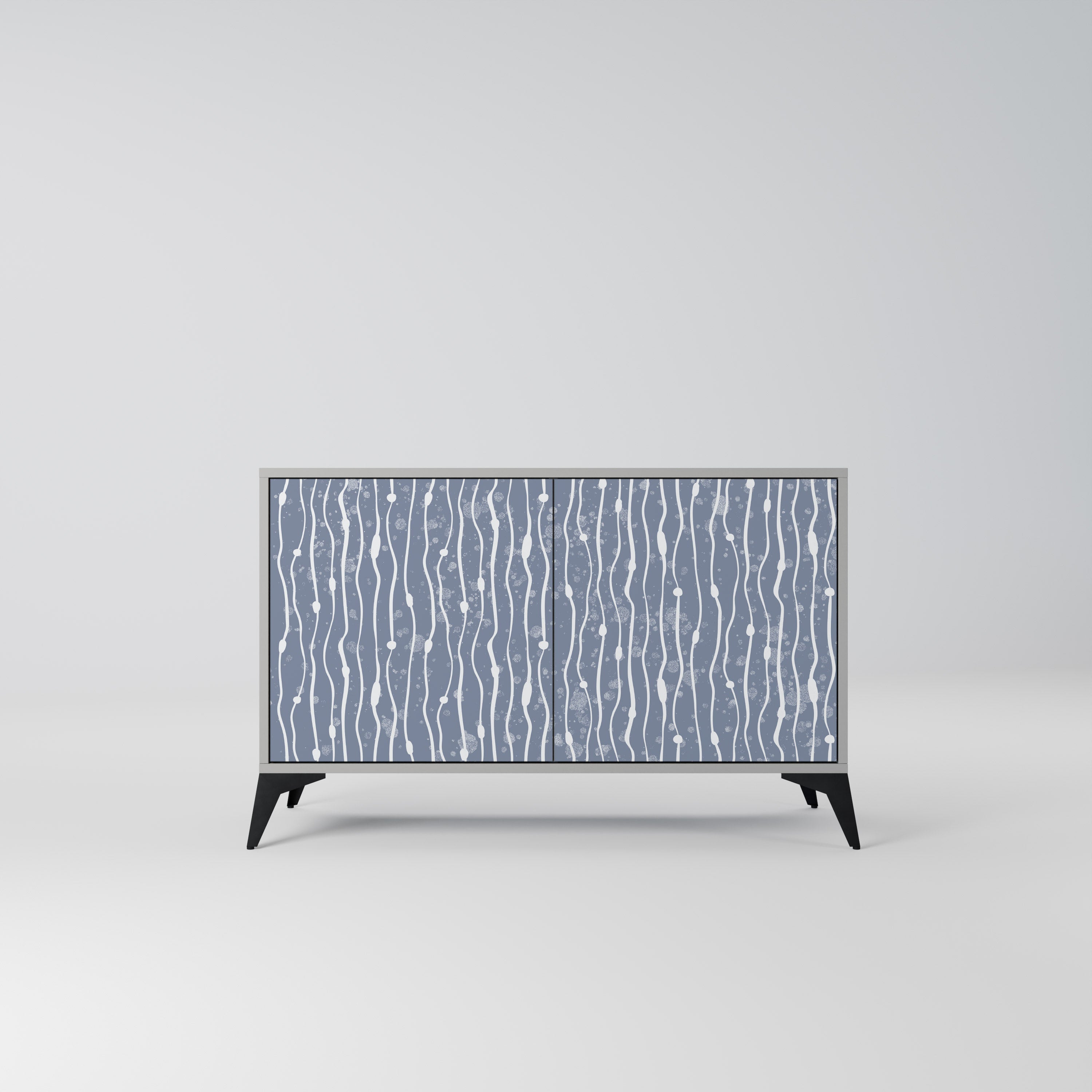 GRAPHITE RAIN Sideboard mit 2 Türen in Grau
