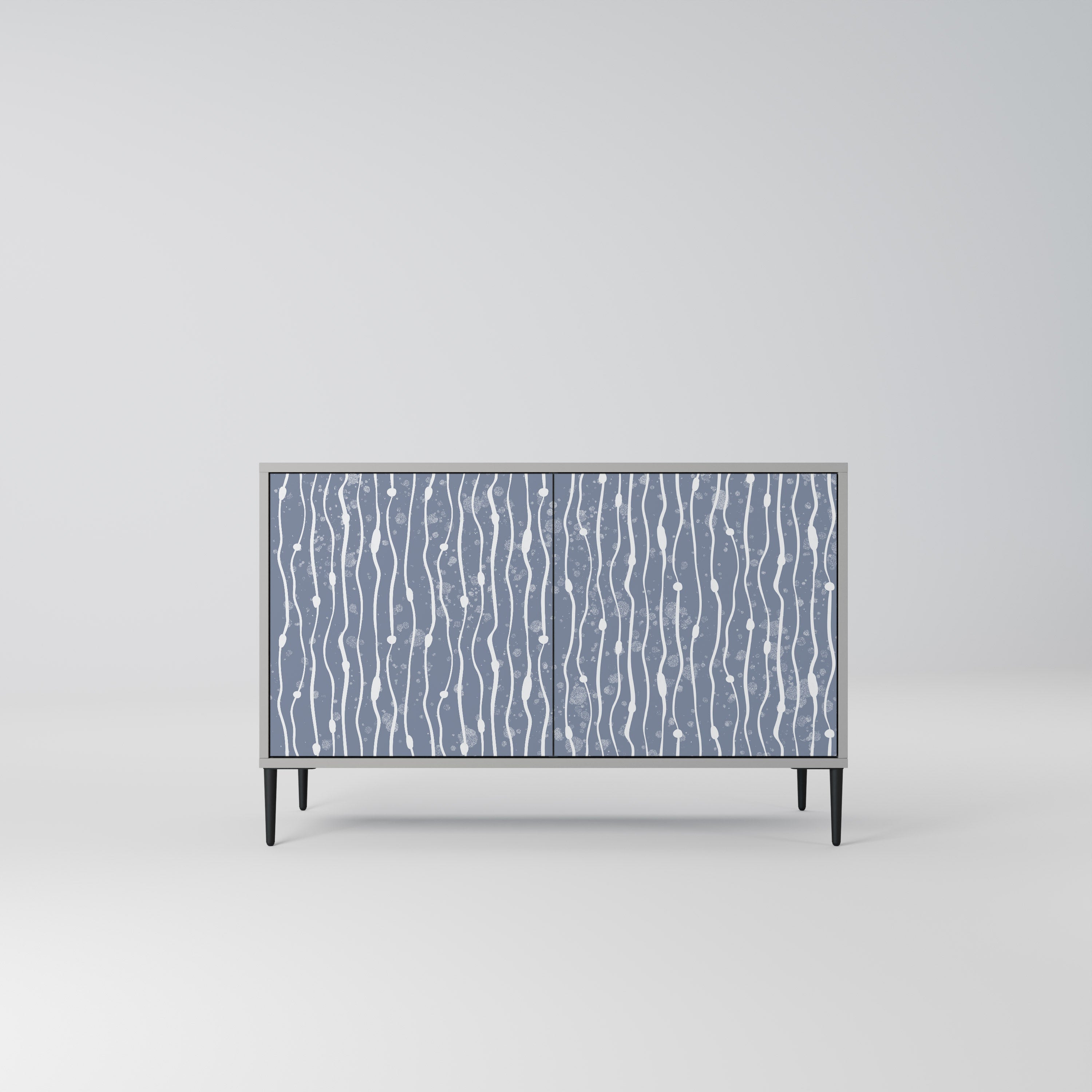 GRAPHITE RAIN Sideboard mit 2 Türen in Grau