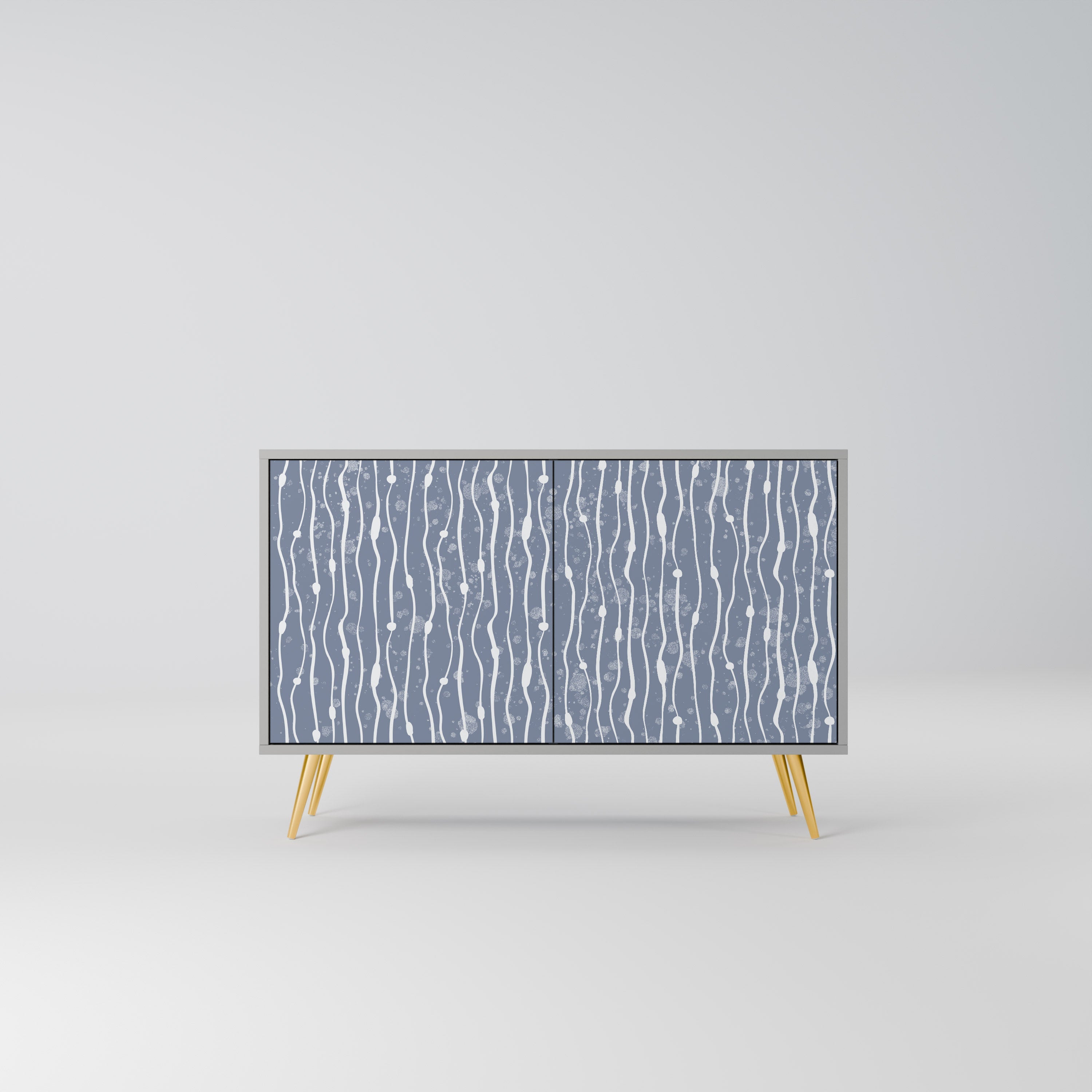 GRAPHITE RAIN Sideboard mit 2 Türen in Grau