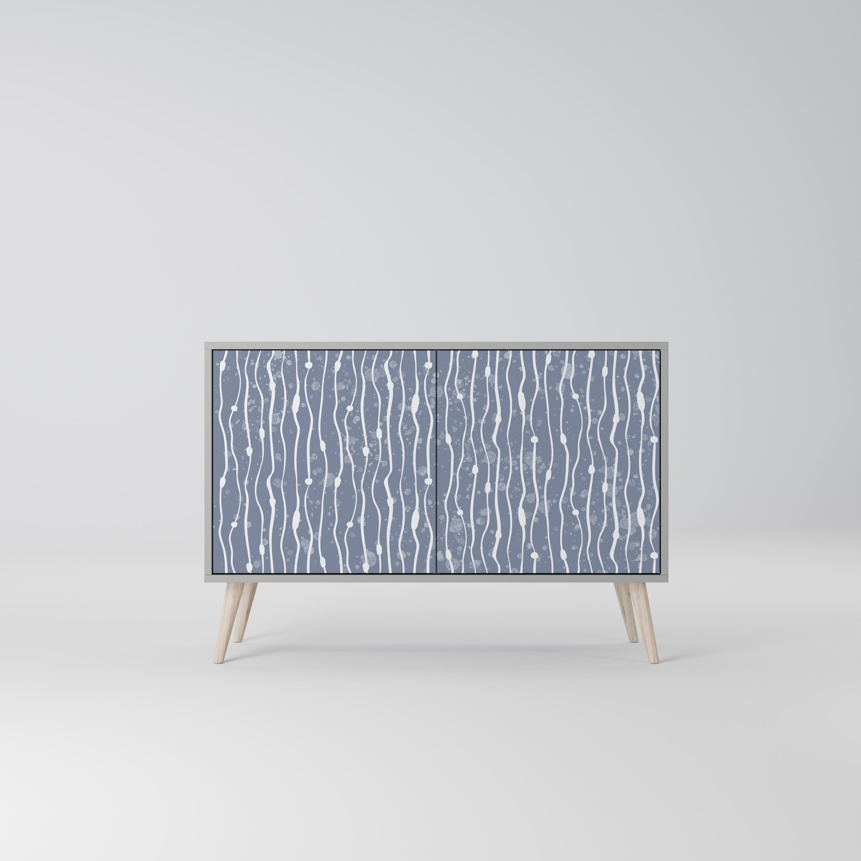 GRAPHITE RAIN Sideboard mit 2 Türen in Grau