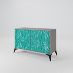 TURQUOISE RAIN Sideboard mit 2 Türen in Grau