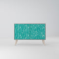 TURQUOISE RAIN Sideboard mit 2 Türen in Grau
