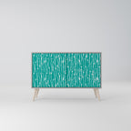 TURQUOISE RAIN Sideboard mit 2 Türen in Grau