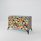 TESSELATE TREASURES Sideboard mit 2 Türen in Grau