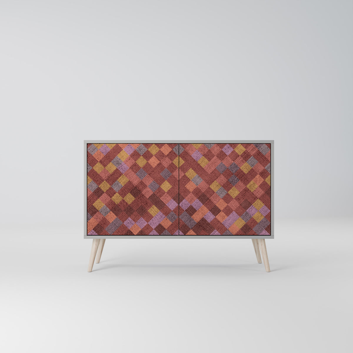 PAINTED SQUARES 2-türiges Sideboard