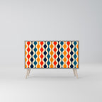 COLORFUL NOSTALGIA Sideboard mit 2 Türen in Grau